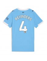 Ženske Nogometnih dresov Manchester City Tijjani Reijnders #4 Domači 2025-26 Kratki rokavi